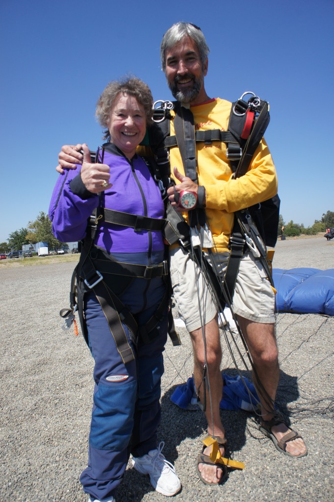 Johann DeBruin, Skydiver at 80